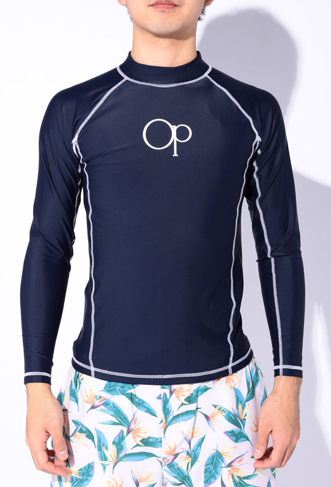 OceanPacific（オーシャンパシフィック） 518470 メンズ 長袖 ラッシュガード ロングスリーブ アクアシャツ ネイビー -  スポーツ・アウトドア用品の通販｜SPORTSMART-スポーツマート